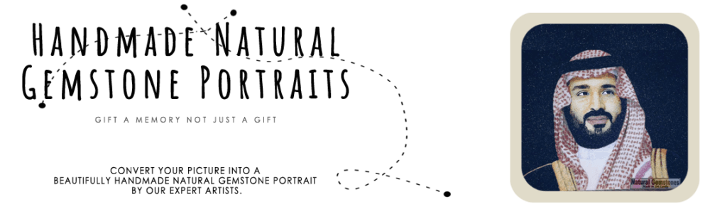 Custom gemstone portraits perfect as personalized gifts for special occasions.