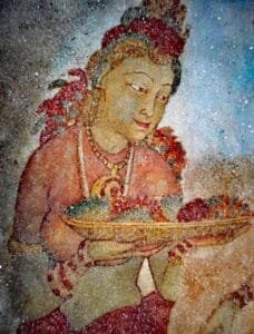 Custom gemstone portrait vs pencil art comparison